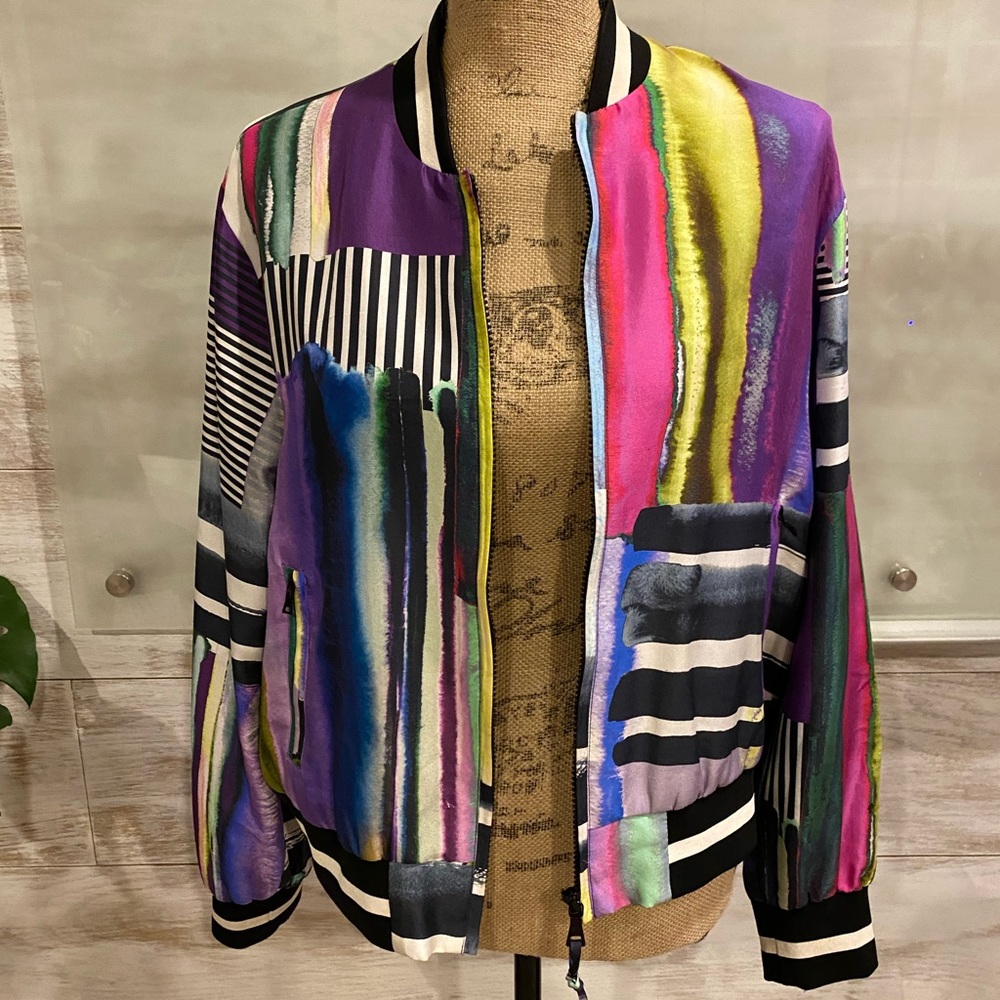 Colorful Bomber Jacket